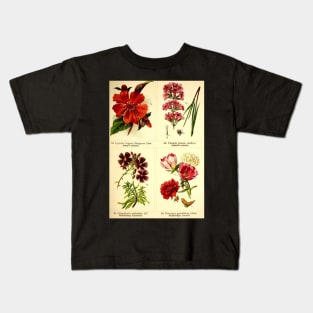 Vitage flower collection Kids T-Shirt